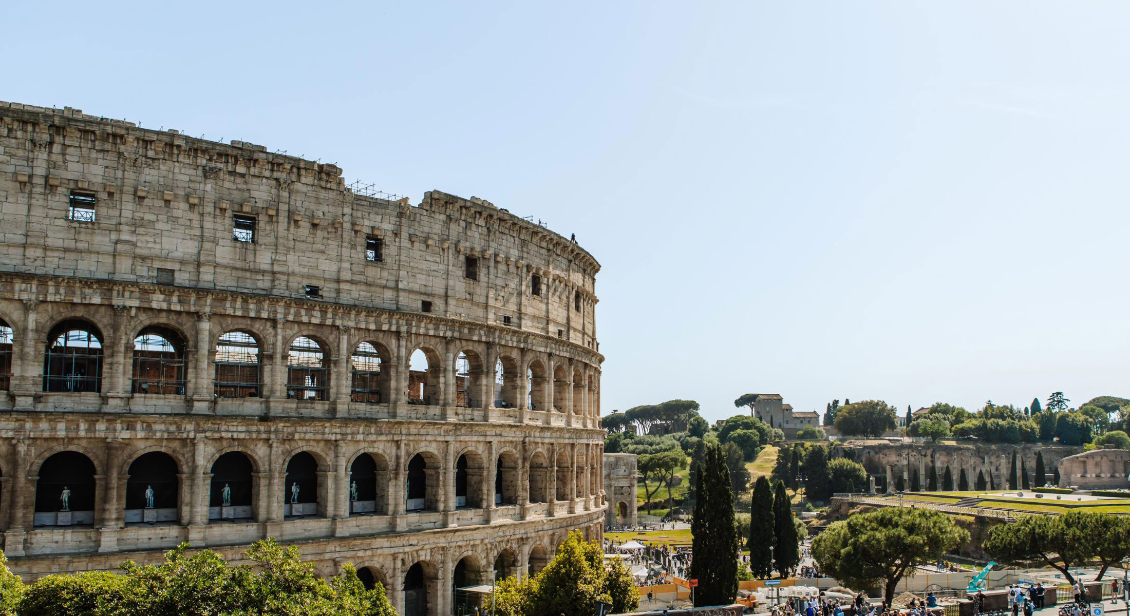 Monuments in Rome Colosseum, Trevi, Pantheon Hilton Rome